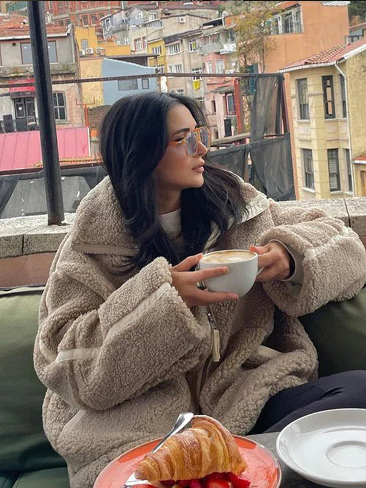 Andrea | Mysig skandinavisk vinterjacka