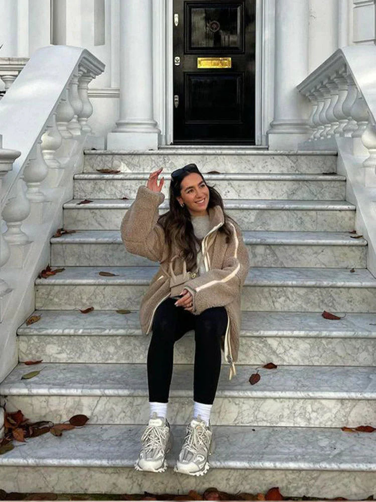 Andrea | Mysig skandinavisk vinterjacka