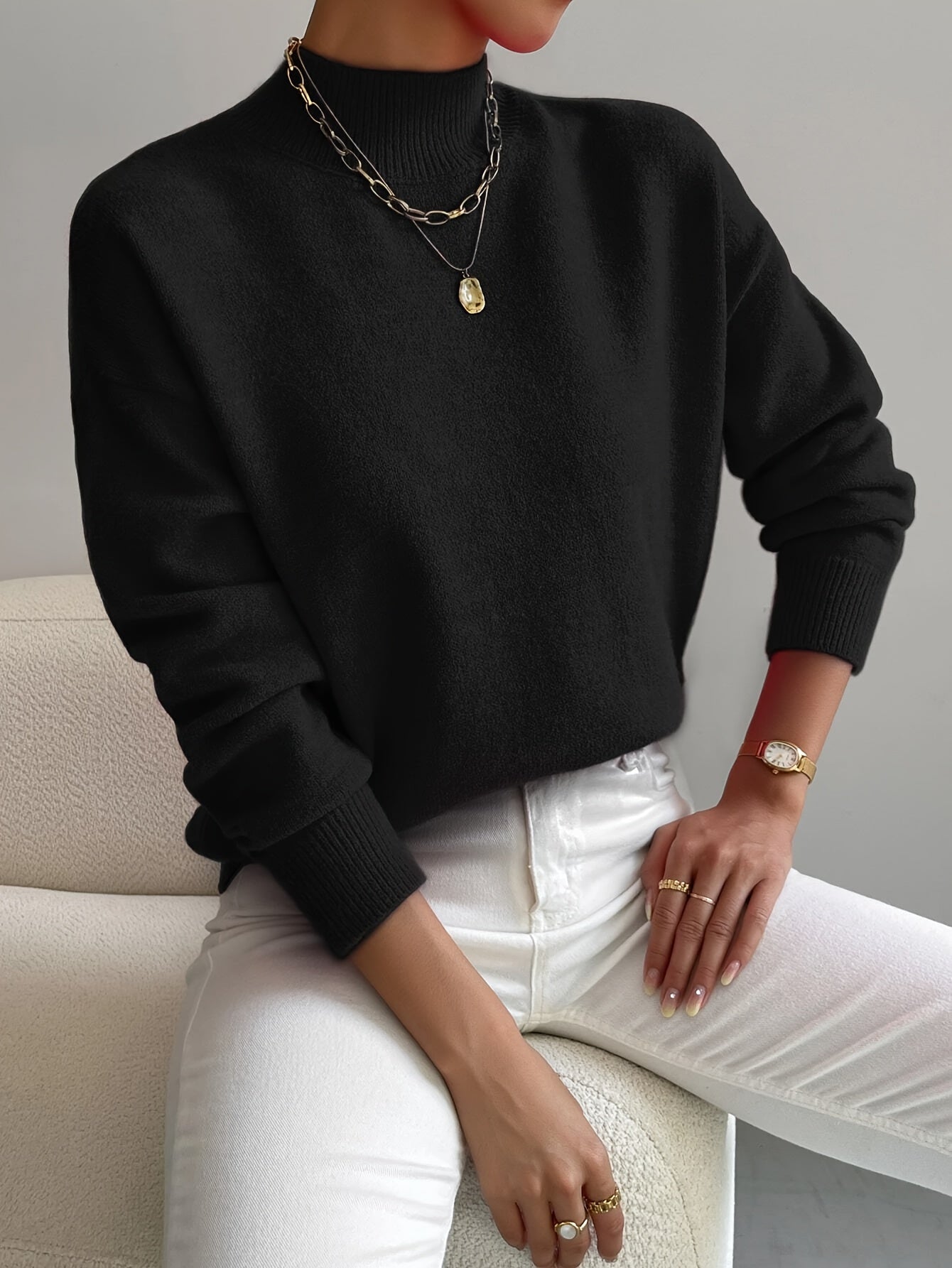 Florence & Mae™ | Elegant soft turtleneck