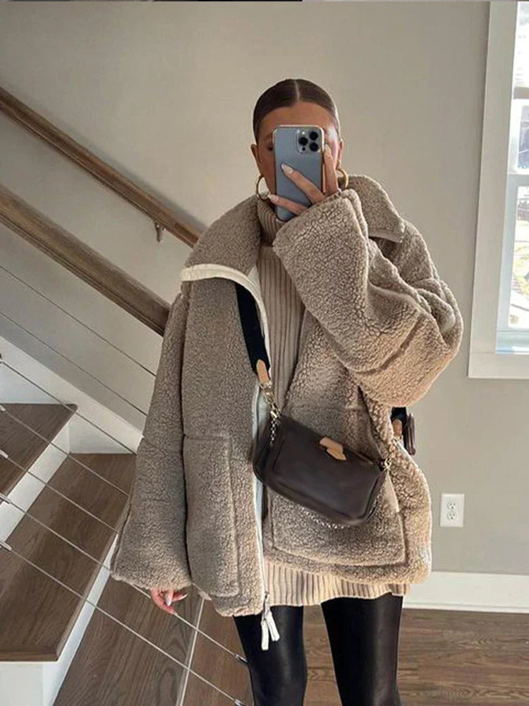 Andrea | Mysig skandinavisk vinterjacka