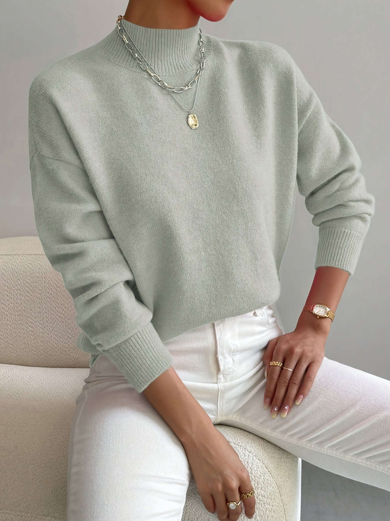 Florence & Mae™ | Elegant soft turtleneck