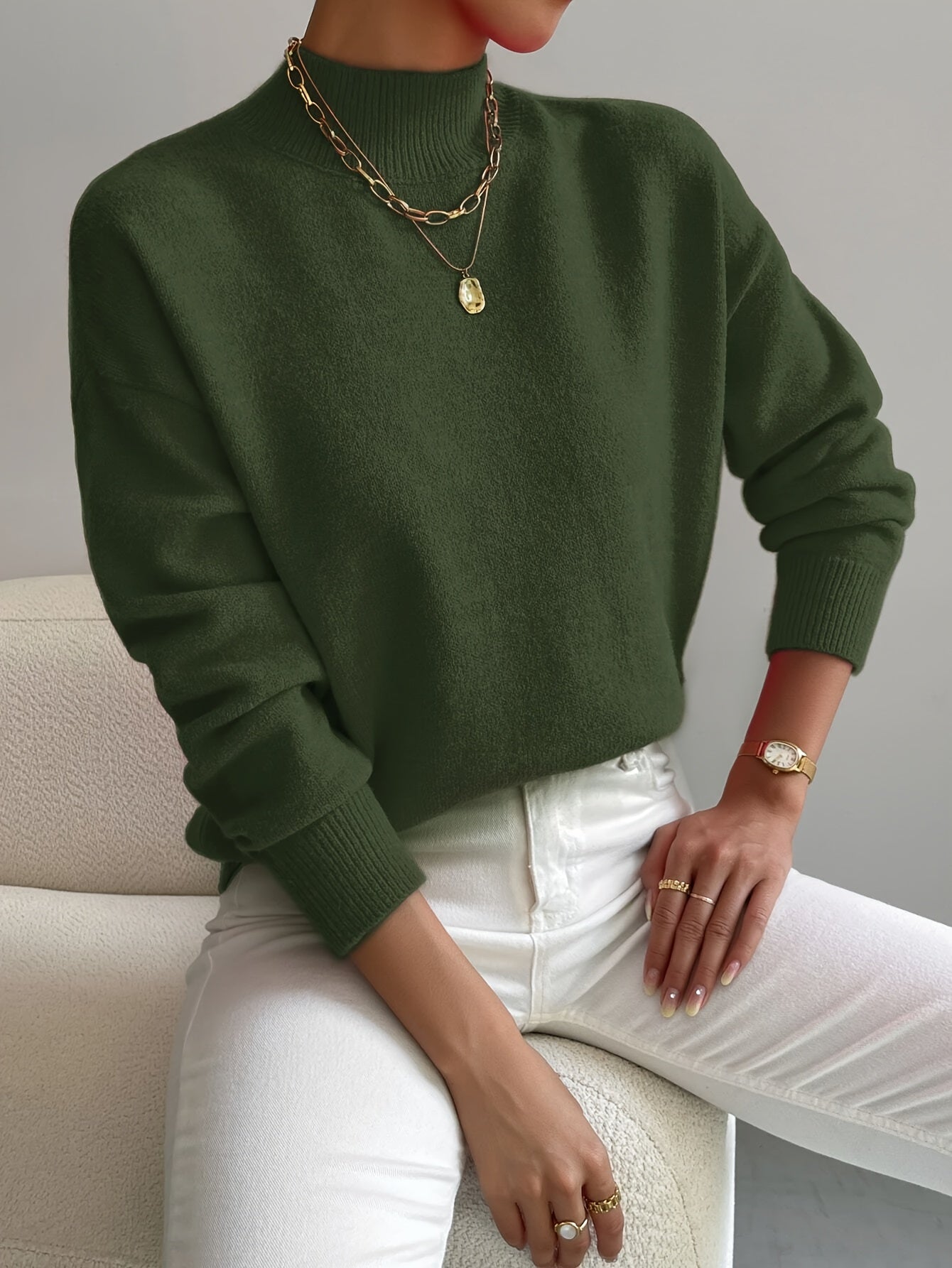 Florence & Mae™ | Elegant soft turtleneck
